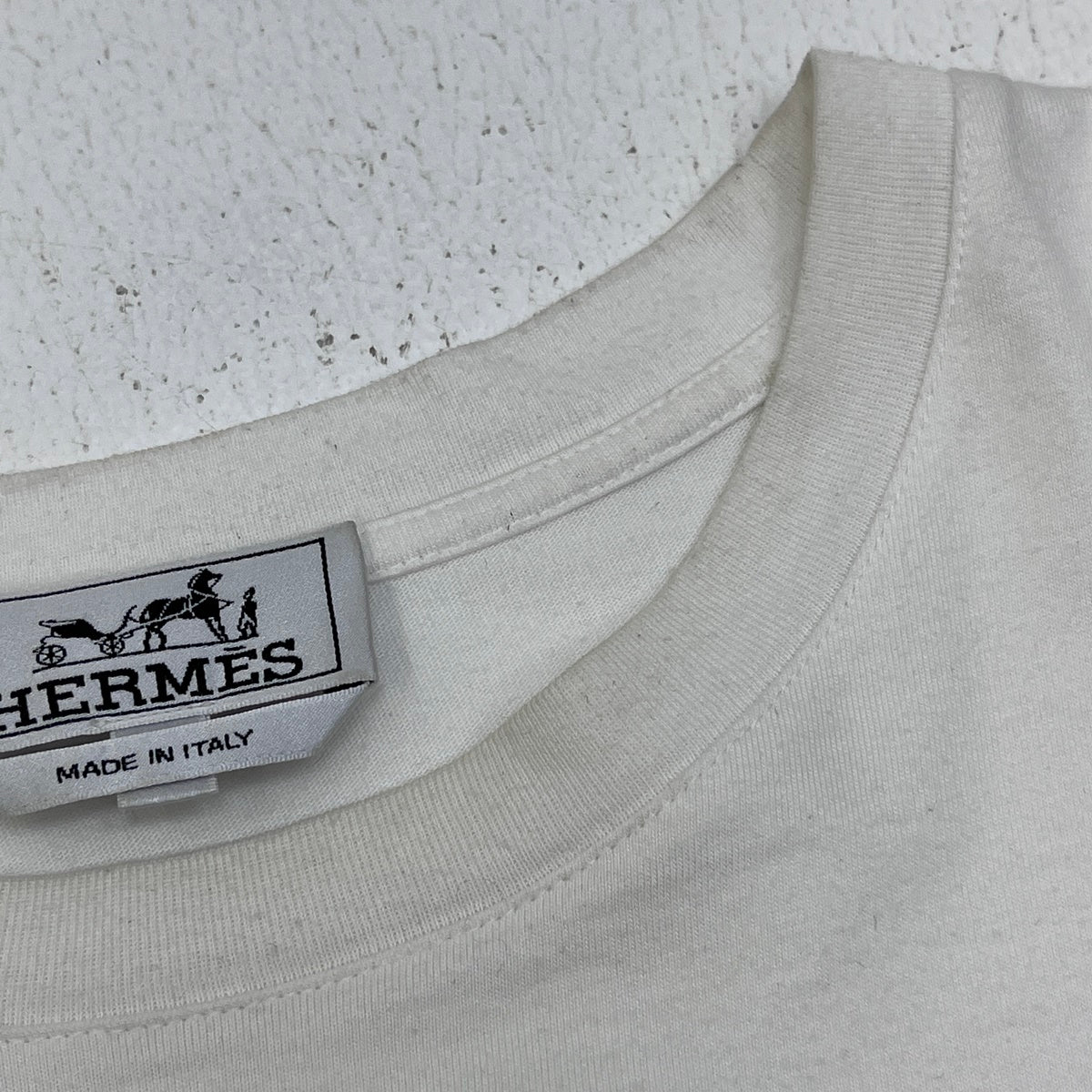 HERMES | エルメス Chevaux en Symetrie カットソー 半袖Ｔシャツ ホワイト サイズ：M【加古川店】