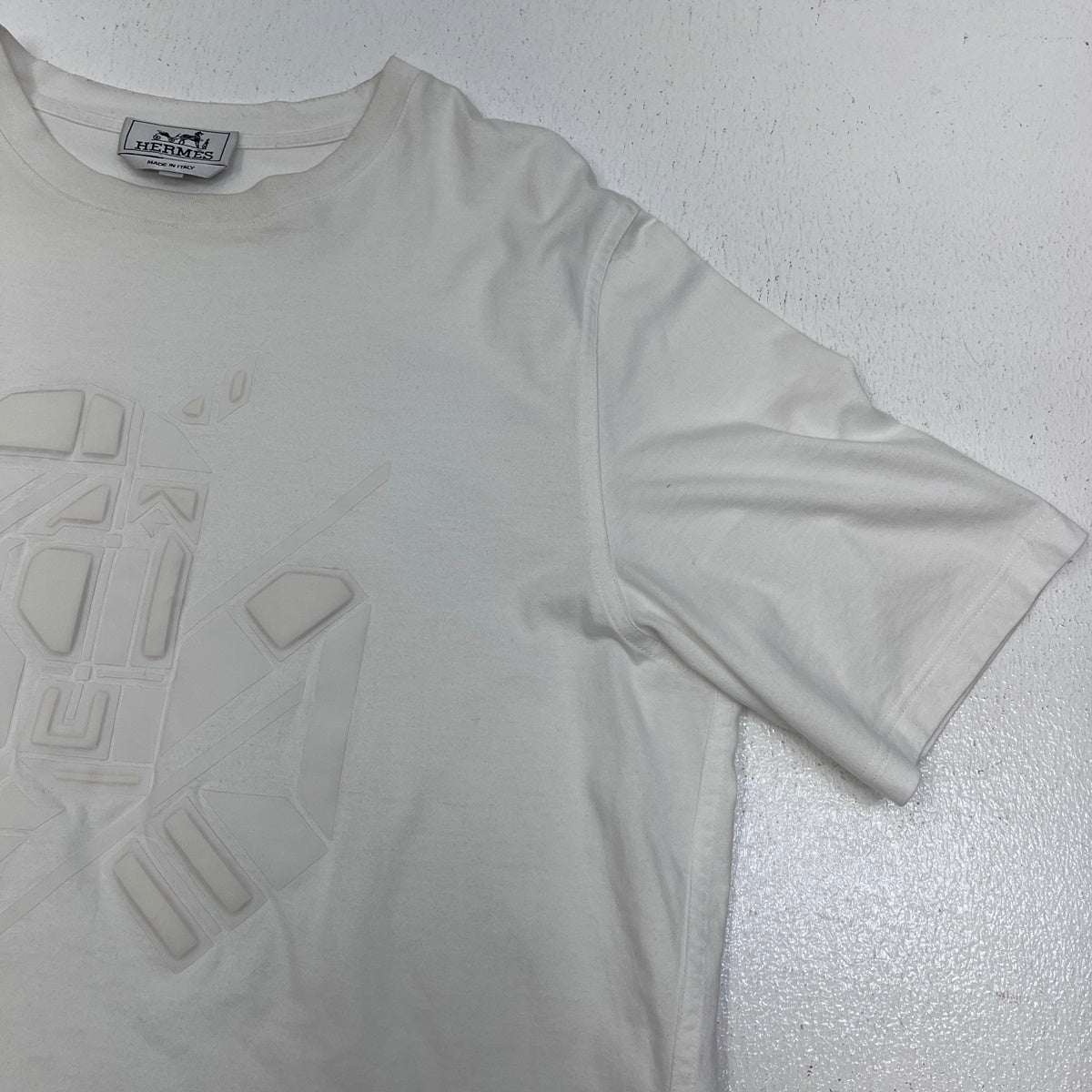 HERMES | エルメス Chevaux en Symetrie カットソー 半袖Ｔシャツ ホワイト サイズ：M【加古川店】