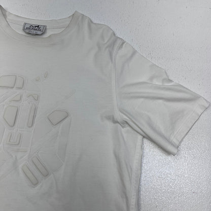 HERMES | エルメス Chevaux en Symetrie カットソー 半袖Ｔシャツ ホワイト サイズ：M【加古川店】