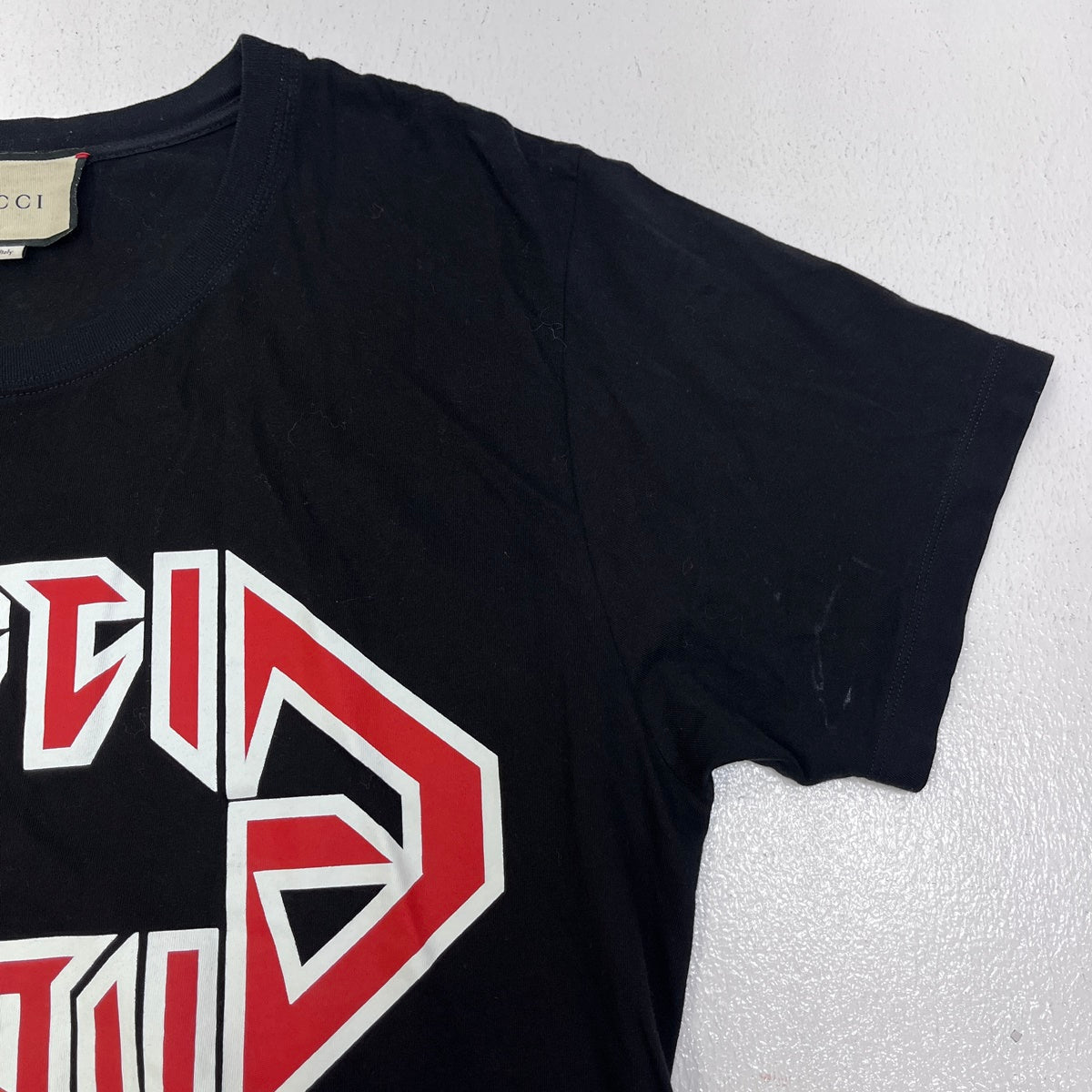GUCCI | グッチ Metal Logo Oversize 半袖Ｔシャツ XJAIO ブラック サイズ：S【加古川店】