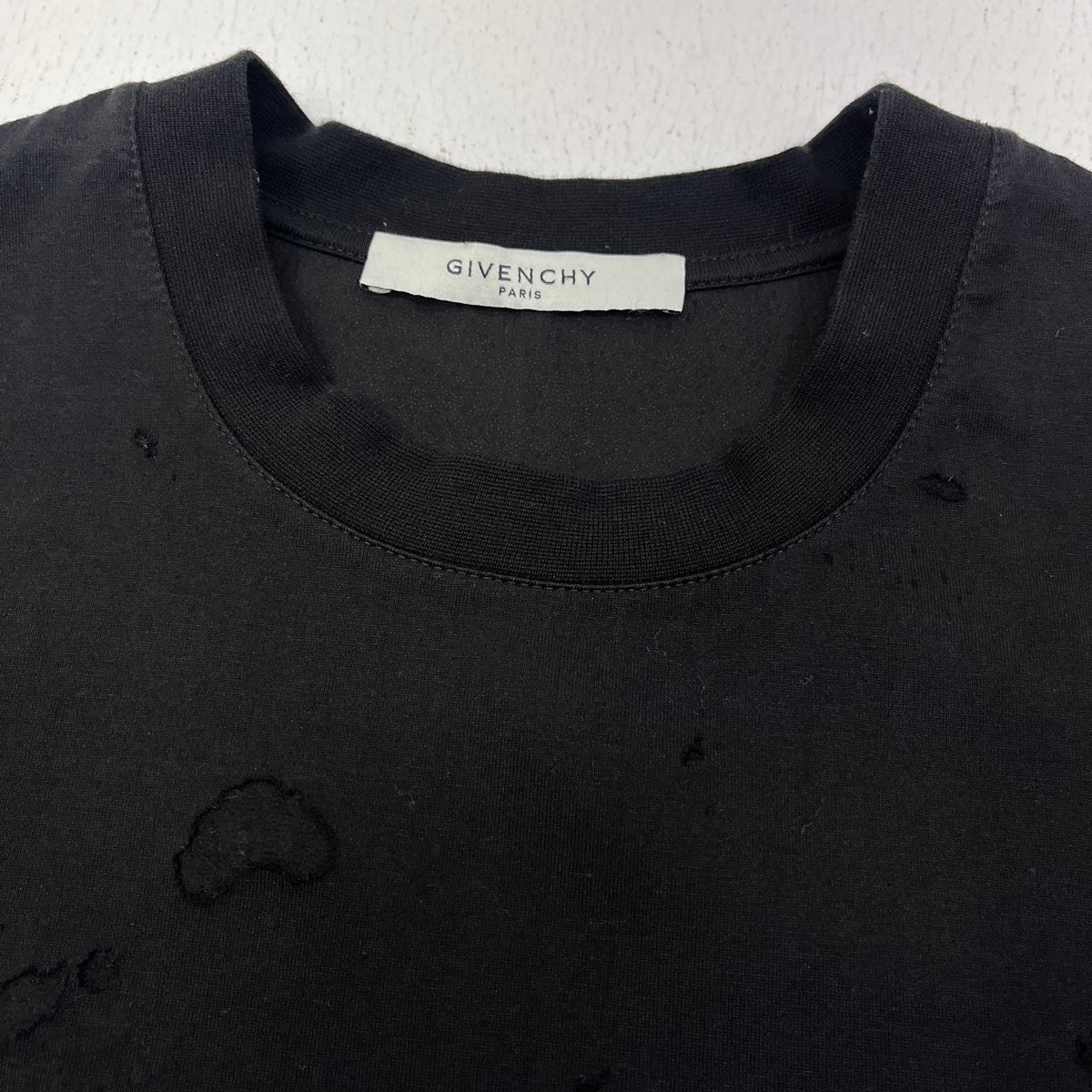 GIVENCHY | ジバンシィ Destroyed Oversized 半袖Ｔシャツ BM70383Y0B ブラック サイズ：S【加古川店】