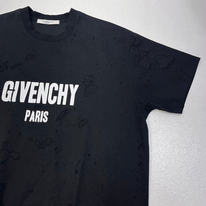 GIVENCHY | ジバンシィ Destroyed Oversized 半袖Ｔシャツ BM70383Y0B ブラック サイズ：S【加古川店】