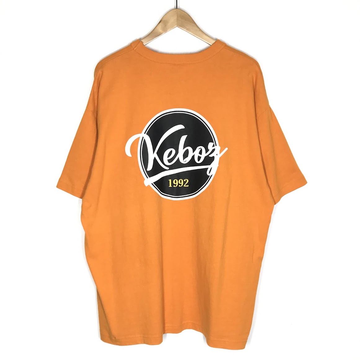 KEBOZ | ケボズ グラフィック 半袖Ｔシャツ オレンジ サイズ：L【倉吉店】【代金引換不可・日時指定不可】【ポスト投函】
