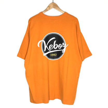 KEBOZ | ケボズ グラフィック 半袖Ｔシャツ オレンジ サイズ：L【倉吉店】【代金引換不可・日時指定不可】【ポスト投函】