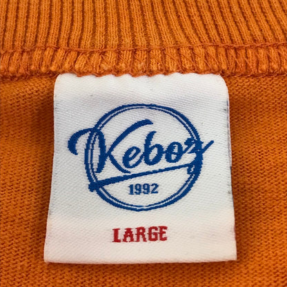KEBOZ | ケボズ グラフィック 半袖Ｔシャツ オレンジ サイズ：L【倉吉店】【代金引換不可・日時指定不可】【ポスト投函】