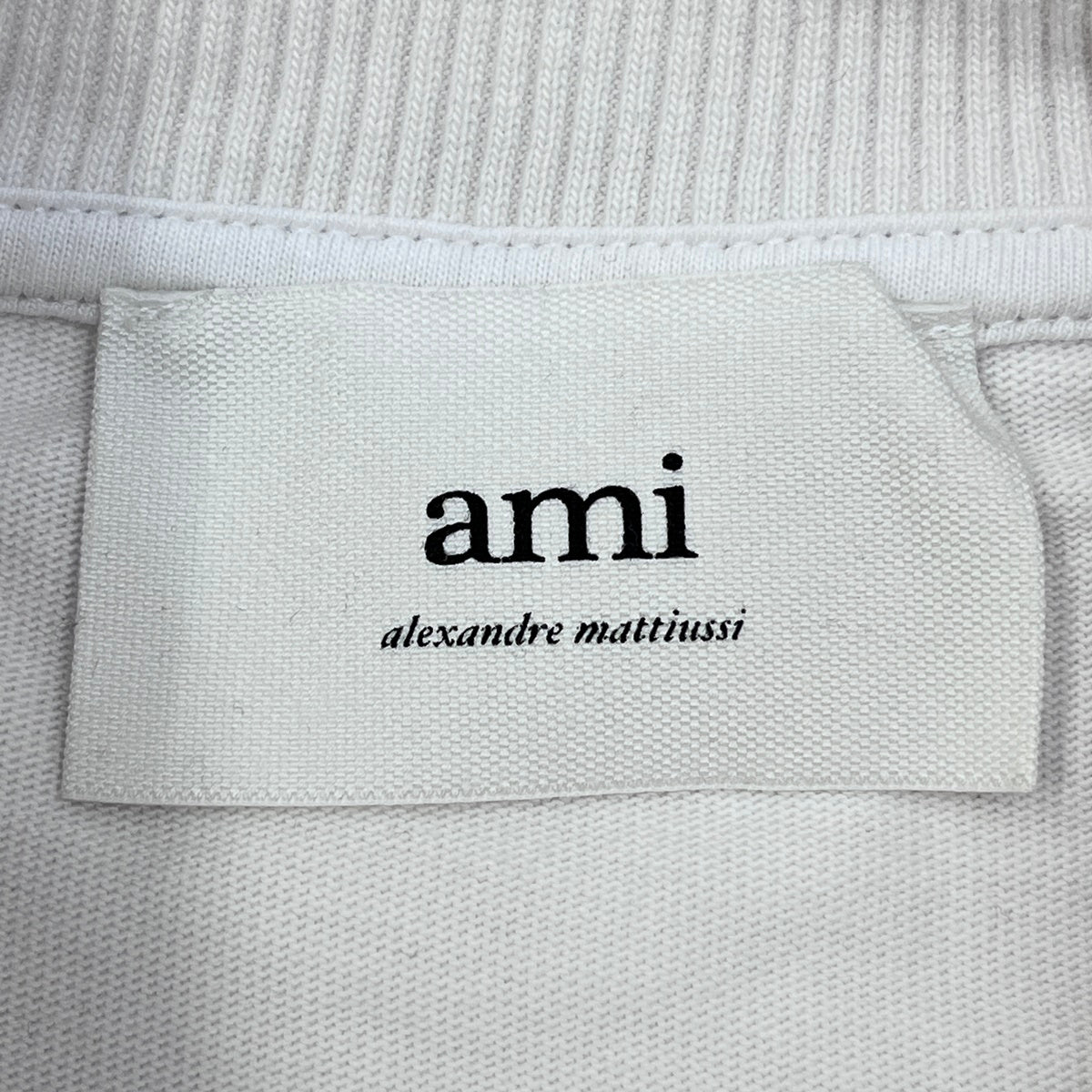 AMI | アミ 長袖Ｔシャツ UTS200.701 ホワイト サイズ：XXS【加古川店】