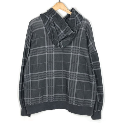 BlackEyePatch | ブラックアイパッチ Checked Hoody チェックド スウェットパーカー パーカー グレー系 サイズ：XL【倉吉店】