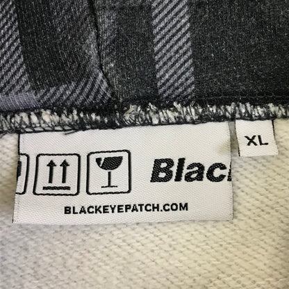 BlackEyePatch | ブラックアイパッチ Checked Hoody チェックド スウェットパーカー パーカー グレー系 サイズ：XL【倉吉店】
