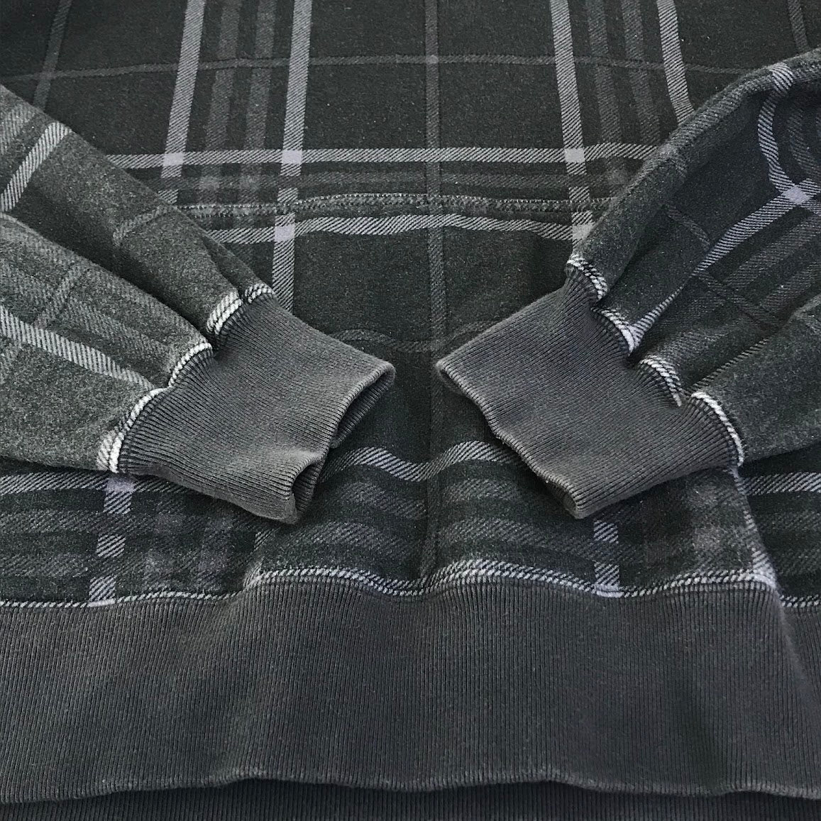BlackEyePatch | ブラックアイパッチ Checked Hoody チェックド スウェットパーカー パーカー グレー系 サイズ：XL【倉吉店】