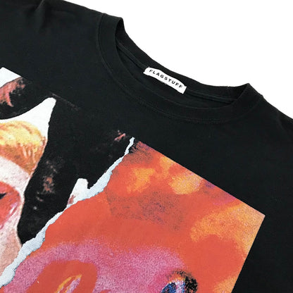 FLAGSTUFF | フラッグスタッフ 地獄特急便 長袖Ｔシャツ ブラック【倉吉店】