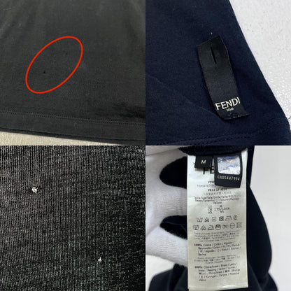 FENDI | フェンディ ?GOLD BUG EYES 半袖Ｔシャツ FY0895 A3LW ブラック サイズ：M【加古川店】