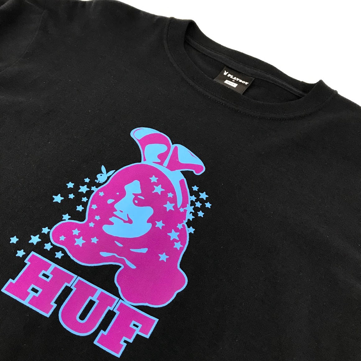 HUF | ハフ × PLAY BOY(プレイボーイ) BUNNY L/S TEE 長袖Ｔシャツ ブラック サイズ：M【倉吉店】