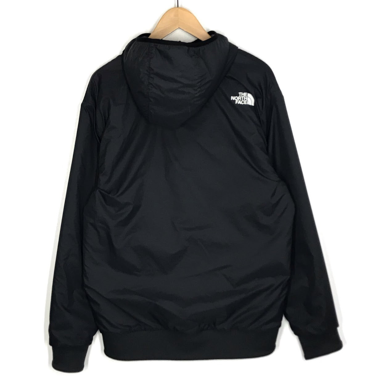 THE NORTH FACE | ザ・ノースフェイス Reversible Tech Air Hoodie リバーシブルテックエアーフーディ ナイロンジャケット NT62289 ブラック/グレー サイズ：L【倉吉店】
