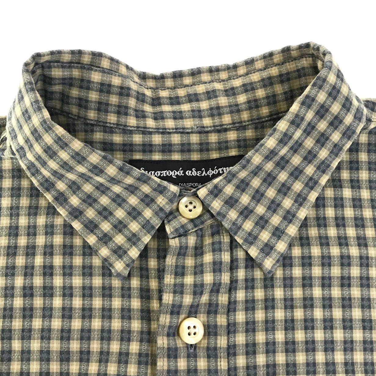 Diaspora skateboards | ディアスポラスケートボーズ S/S Bro Shirt チェック柄 半袖シャツ 24SS-DSP-SH03 サイズ：L【倉吉店】