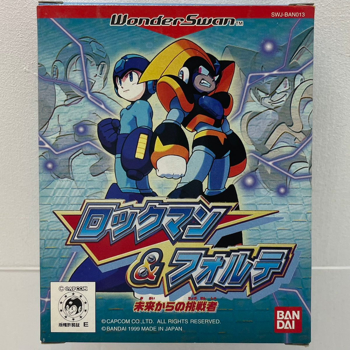 【尾張小牧店】WS ロックマン＆フォルテ ～未来からの挑戦者～ ハガキあり ワンダースワン【レトロ】【中古】