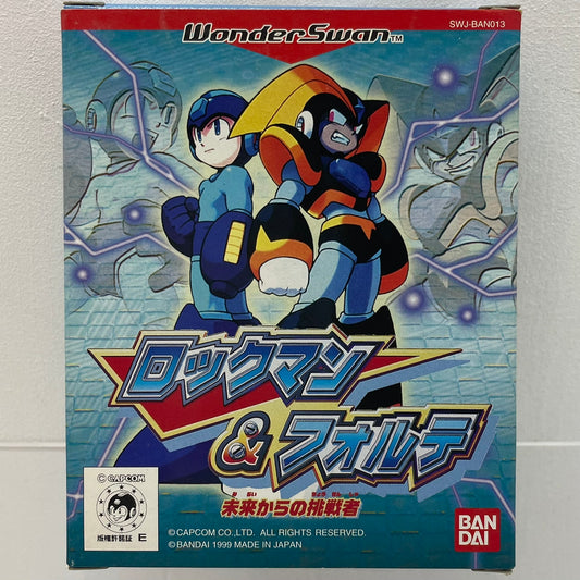 【尾張小牧店】WS ロックマン＆フォルテ ～未来からの挑戦者～ ハガキあり ワンダースワン【レトロ】【中古】