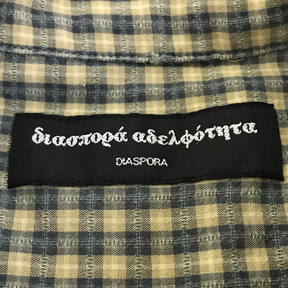 Diaspora skateboards | ディアスポラスケートボーズ S/S Bro Shirt チェック柄 半袖シャツ 24SS-DSP-SH03 サイズ：L【倉吉店】