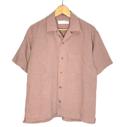 Diaspora skateboards | ディアスポラスケートボーズ Montara Shirt チェック柄 半袖シャツ 25SS-DSP-SH02 ピンク サイズ：M【倉吉店】