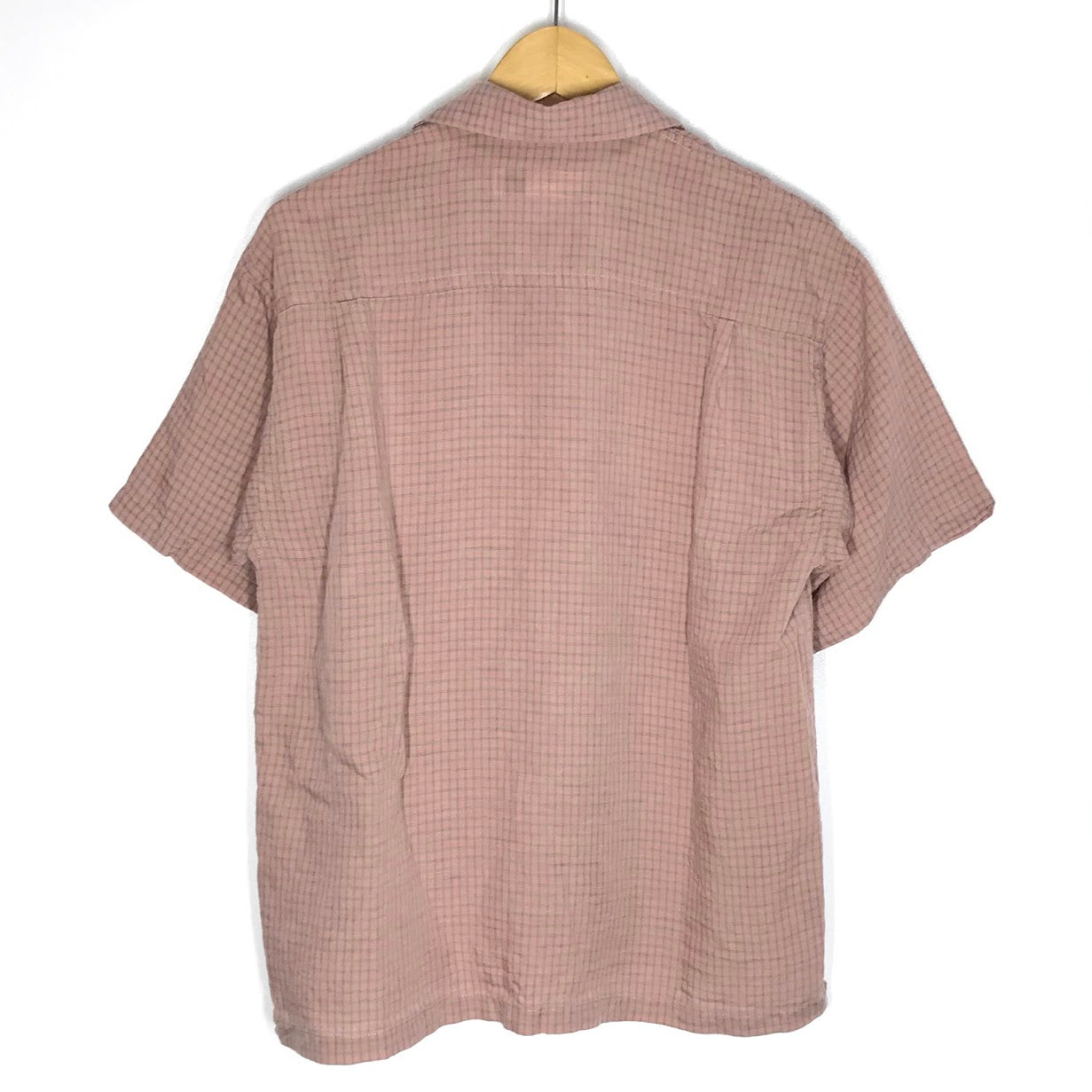 Diaspora skateboards | ディアスポラスケートボーズ Montara Shirt チェック柄 半袖シャツ 25SS-DSP-SH02 ピンク サイズ：M【倉吉店】