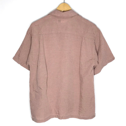 Diaspora skateboards | ディアスポラスケートボーズ Montara Shirt チェック柄 半袖シャツ 25SS-DSP-SH02 ピンク サイズ：M【倉吉店】