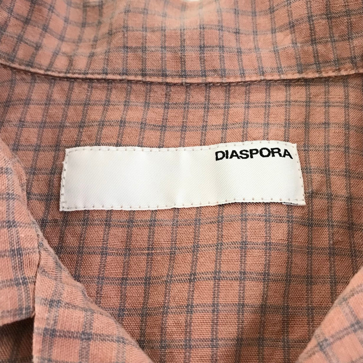 Diaspora skateboards | ディアスポラスケートボーズ Montara Shirt チェック柄 半袖シャツ 25SS-DSP-SH02 ピンク サイズ：M【倉吉店】