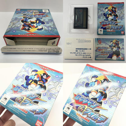 【尾張小牧店】WS ロックマン＆フォルテ ～未来からの挑戦者～ ハガキあり ワンダースワン【レトロ】【中古】