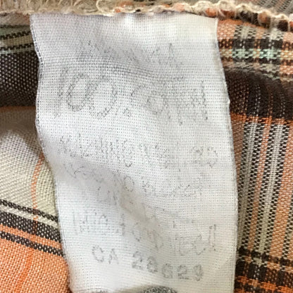 STUSSY | ステューシー 90s チェック半袖シャツ 半袖シャツ オレンジ系 サイズ：XL【倉吉店】