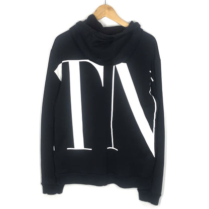 Valentino | ヴァレンチノ VLTNビッグプリント ジップパーカー パーカー SV3MF12L592 ブラック サイズ：L【倉吉店】