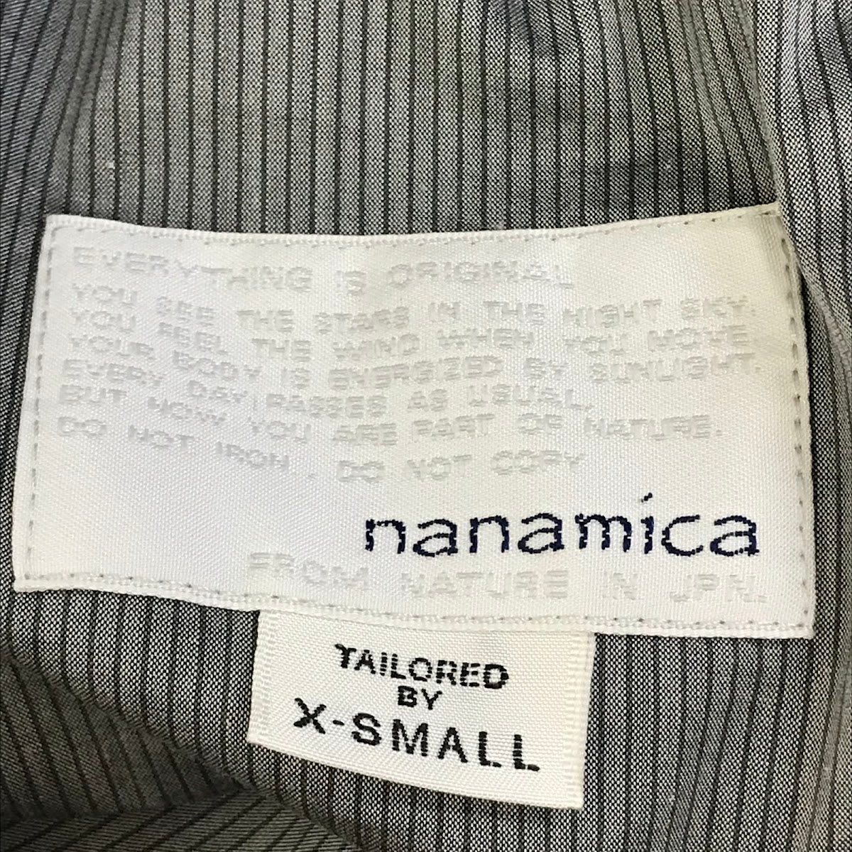 nanamica | ナナミカ BREATH TUNE Club Jacket テーラードジャケット SUAS120 グレー サイズ：XS【倉吉店】