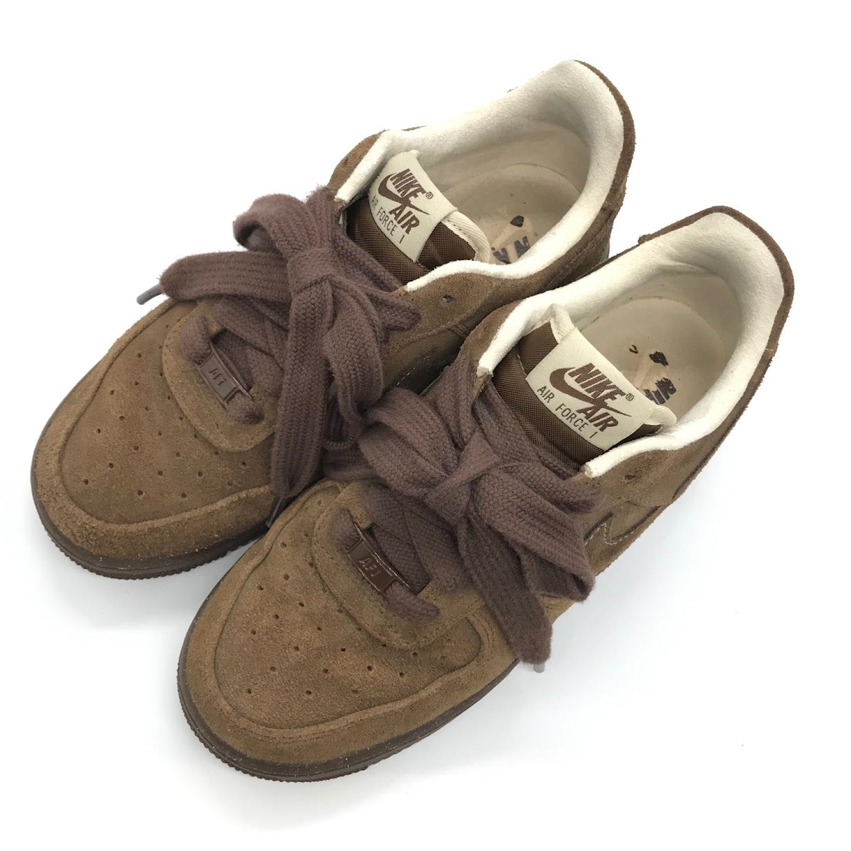 NIKE | ナイキ WMNS AIR FORCE 1 '07 スニーカー FQ8901-259 ブラウン 24.5cm【倉吉店】