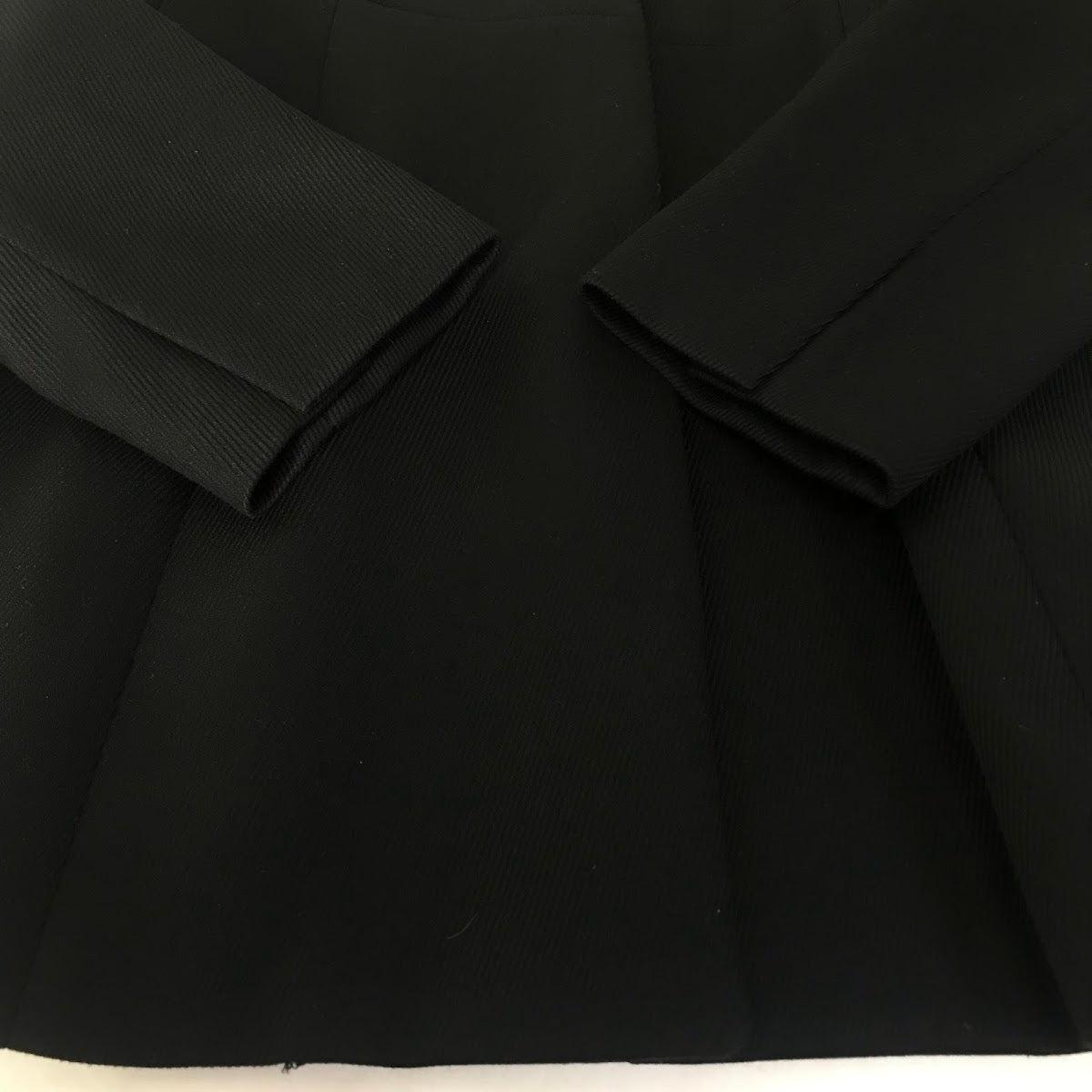 CELFORD | セルフォード ミドル丈ペプラムジャケット ノーカラージャケット CWFJ214030 ブラック サイズ：38【倉吉店】