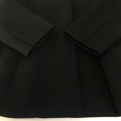 CELFORD | セルフォード ミドル丈ペプラムジャケット ノーカラージャケット CWFJ214030 ブラック サイズ：38【倉吉店】