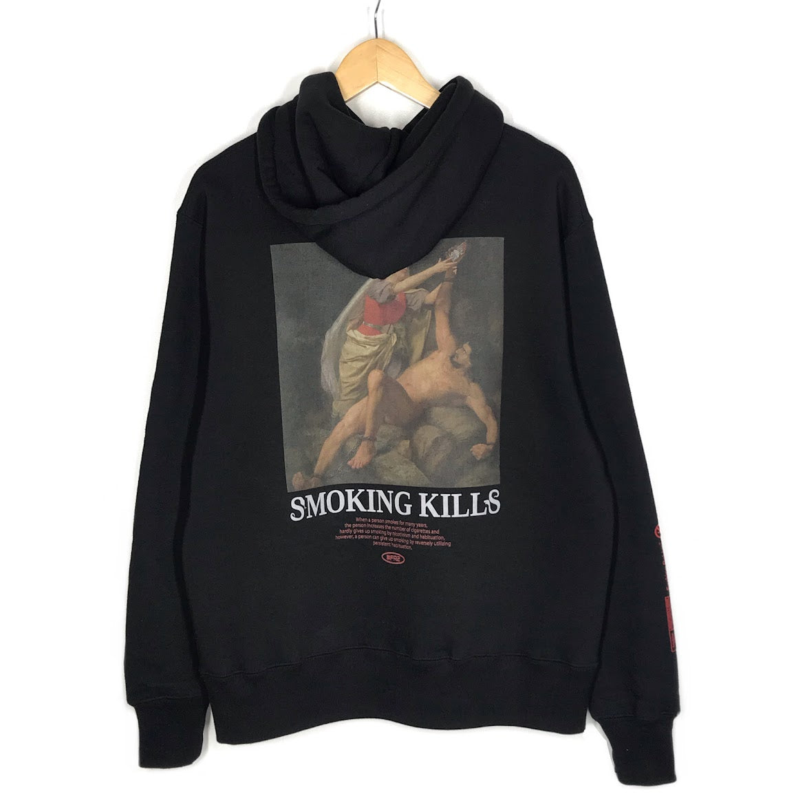 #FR2 | エフアールツー SMOKING KILLS ギリシャ神話 プルオーバーパーカー パーカー ブラック サイズ：M【倉吉店】