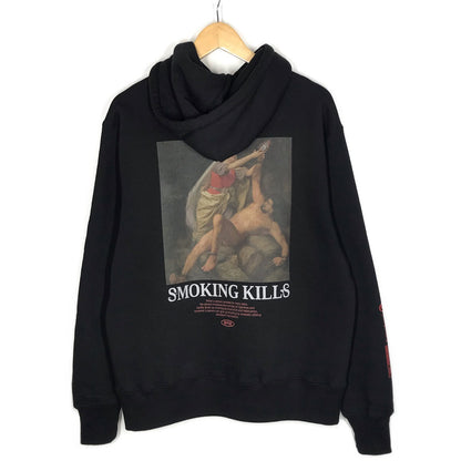#FR2 | エフアールツー SMOKING KILLS ギリシャ神話 プルオーバーパーカー パーカー ブラック サイズ：M【倉吉店】