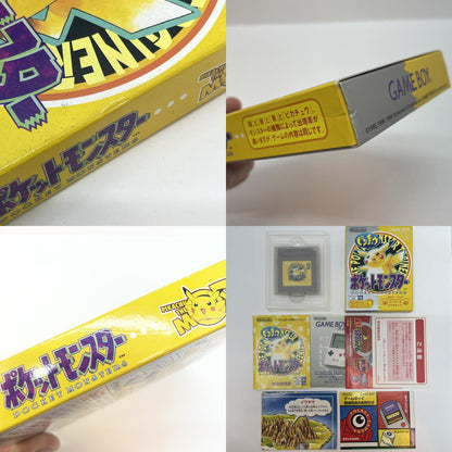 【尾張小牧店】GB ポケットモンスター ピカチュウ（黄）チラシあり 刻印00B 後期ROM（バグ修正版）ゲームボーイ【レトロ】【中古】