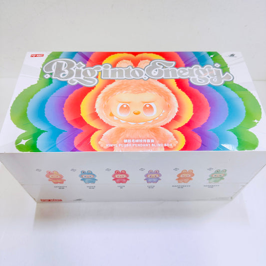 ぬいぐるみ 未開封 Labubu POP MART THE MONSTERS Big into Energy シリーズ ぬいぐるみペンダント エナジーラブブ 1BOX【倉吉店】
