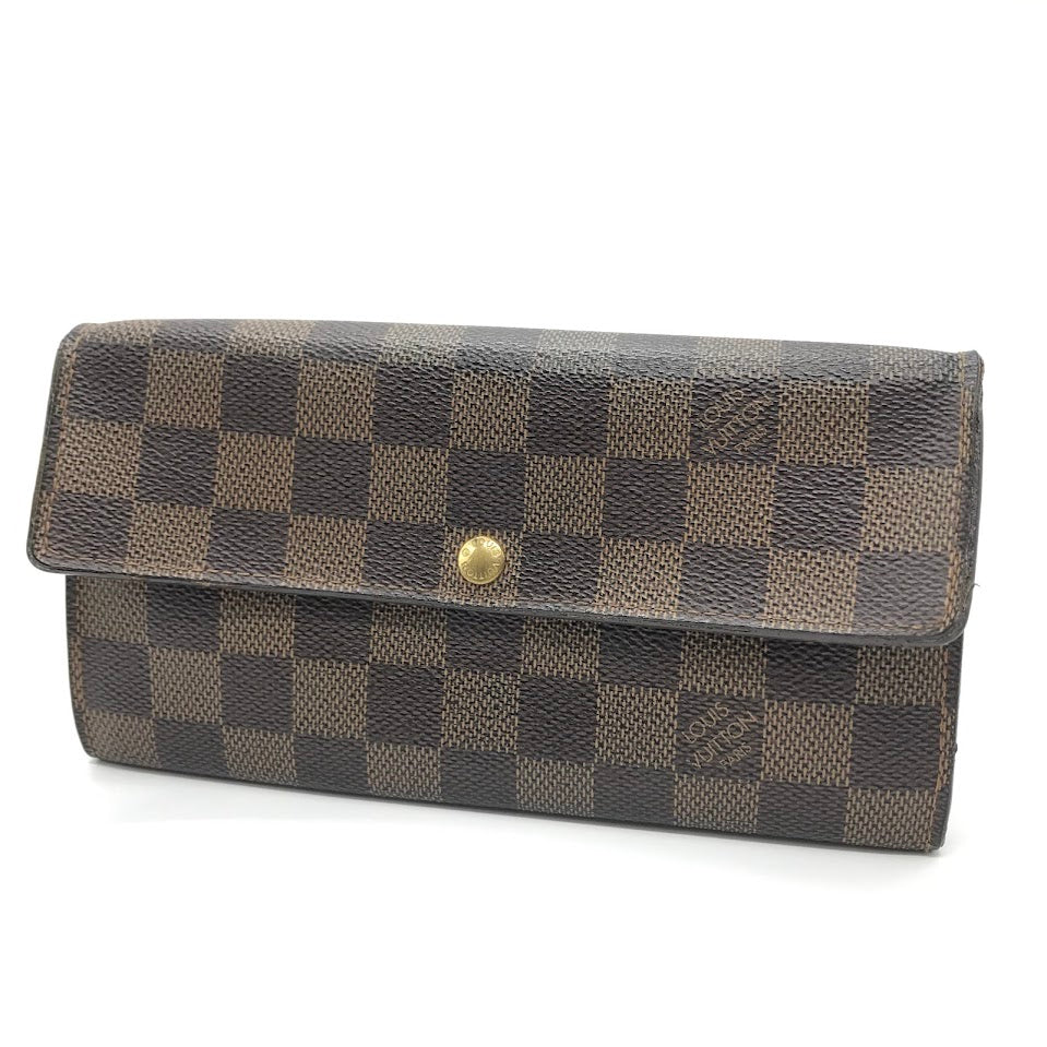 LOUIS VUITTON | ルイ・ヴィトン ダミエ/ポルトフォイユサラ 長財布 N61734【倉吉店】