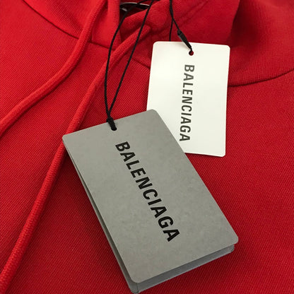 BALENCIAGA | バレンシアガ バックロゴパーカー プルオーバーパーカー パーカー 578135 TIV84 レッド サイズ：S【倉吉店】