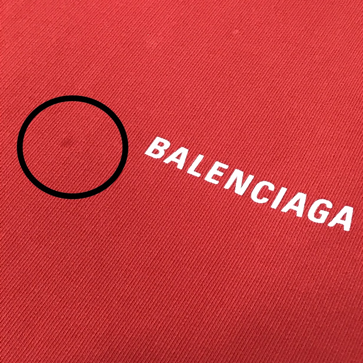 BALENCIAGA | バレンシアガ バックロゴパーカー プルオーバーパーカー パーカー 578135 TIV84 レッド サイズ：S【倉吉店】