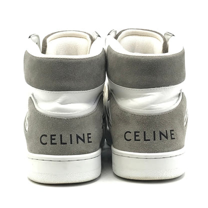 CELINE | セリーヌ CT-01 ハイカットスニーカー スニーカー RM0263 グレー×ホワイト 27cm サイズ：40【倉吉店】