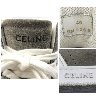 CELINE | セリーヌ CT-01 ハイカットスニーカー スニーカー RM0263 グレー×ホワイト 27cm サイズ：40【倉吉店】
