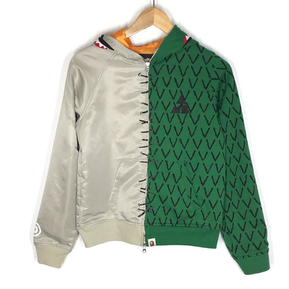 A BATHING APE | アベイシングエイプ × AMBUSH(アンブッシュ) ハーフシャークアリゲーターパーカー パーカー グリーン サイズ：XS【倉吉店】