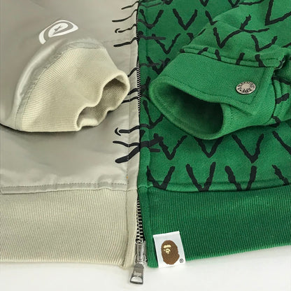A BATHING APE | アベイシングエイプ × AMBUSH(アンブッシュ) ハーフシャークアリゲーターパーカー パーカー グリーン サイズ：XS【倉吉店】