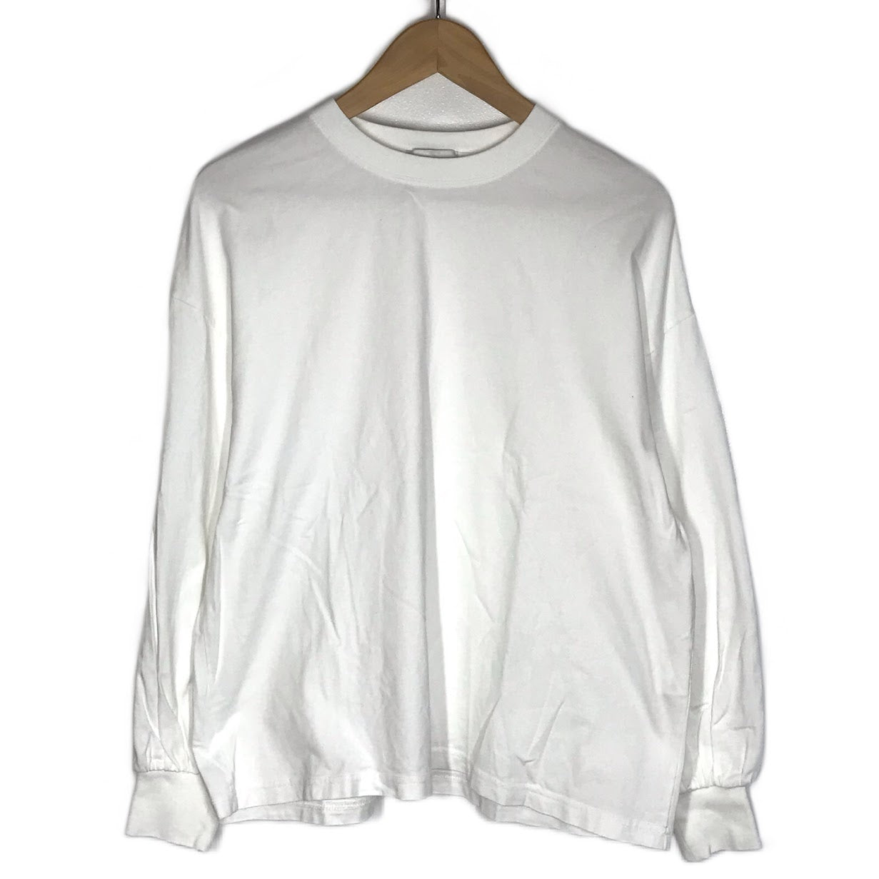HYKE | ハイク 長袖Ｔシャツ 212-12291 ホワイト サイズ：1【倉吉店】【代金引換不可・日時指定不可】【ポスト投函】