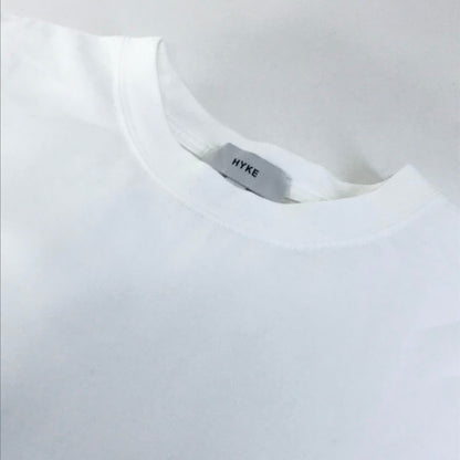 HYKE | ハイク 長袖Ｔシャツ 212-12291 ホワイト サイズ：1【倉吉店】【代金引換不可・日時指定不可】【ポスト投函】