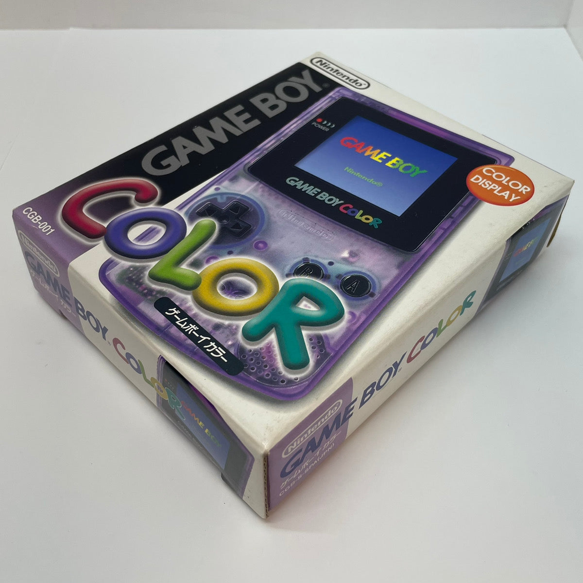 【尾張小牧店】GAMEBOY COLOR ゲームボーイカラー本体 クリアパープル 美品【レトロ】【中古】