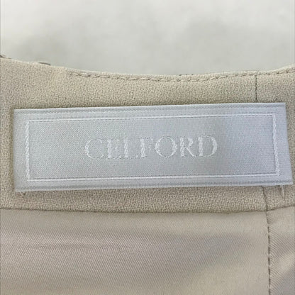 CELFORD | セルフォード チューリップレーススカート ロングスカート CWFS211033 ベージュ サイズ：38【倉吉店】