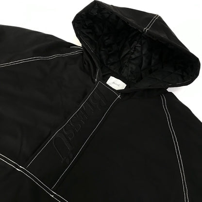 BLESS | ブレス Quilting Stitch Half Zip Anorak ハーフジップ アノラックパーカー 中綿ジャケット BU0049 ブラック【倉吉店】