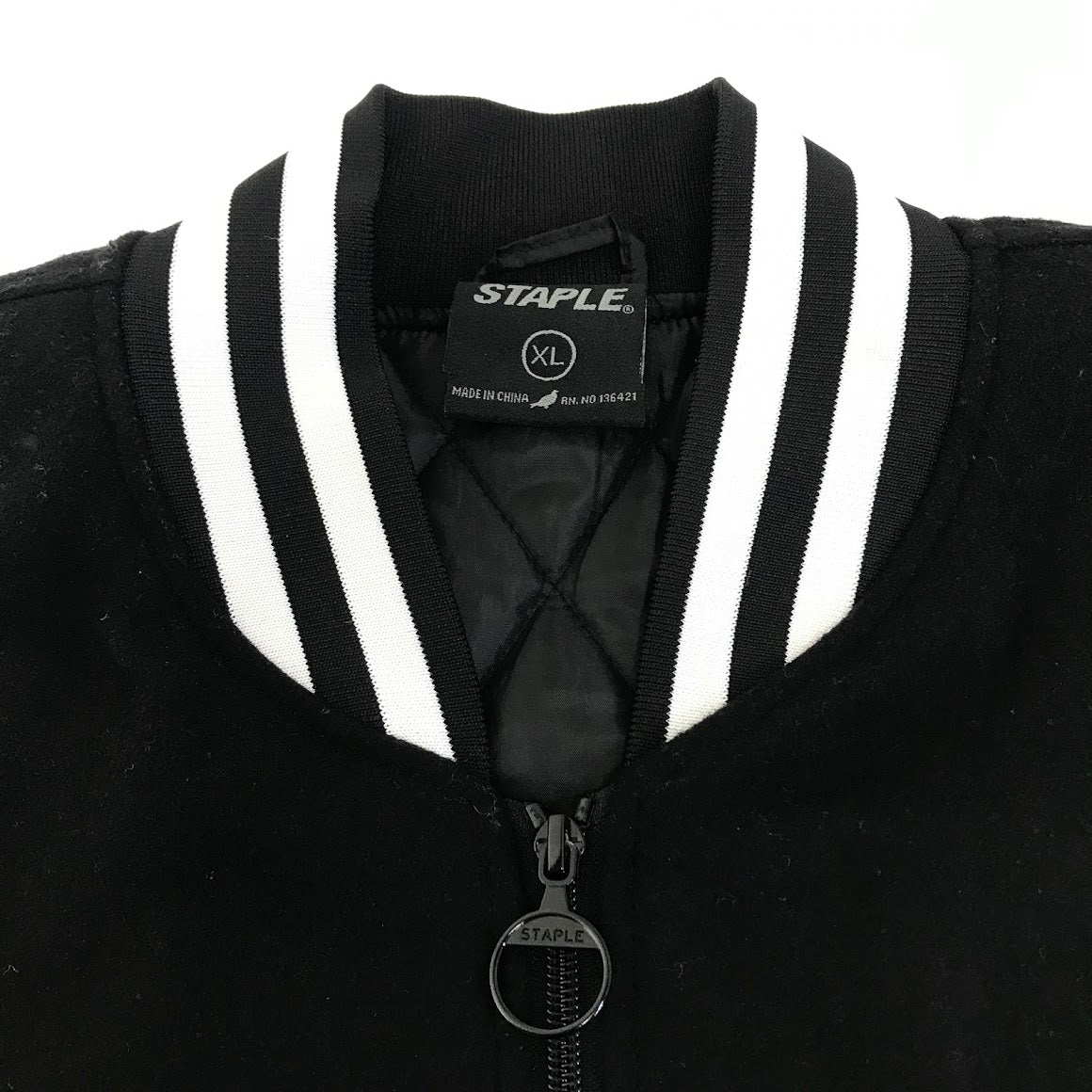 STAPLE | ステイプルステープル スタジャン ブラック サイズ：XL【倉吉店】