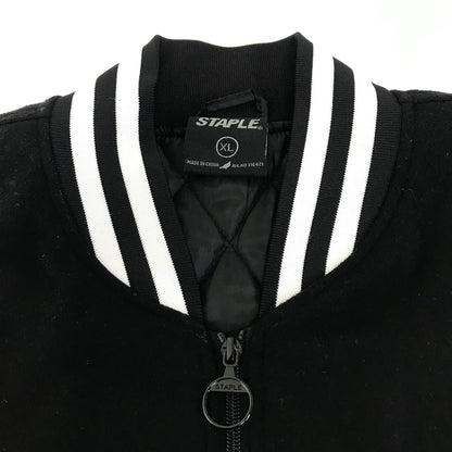 STAPLE | ステイプルステープル スタジャン ブラック サイズ：XL【倉吉店】